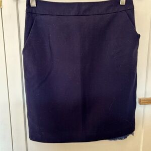 Trina Turk size 2 Navy pencil skirt